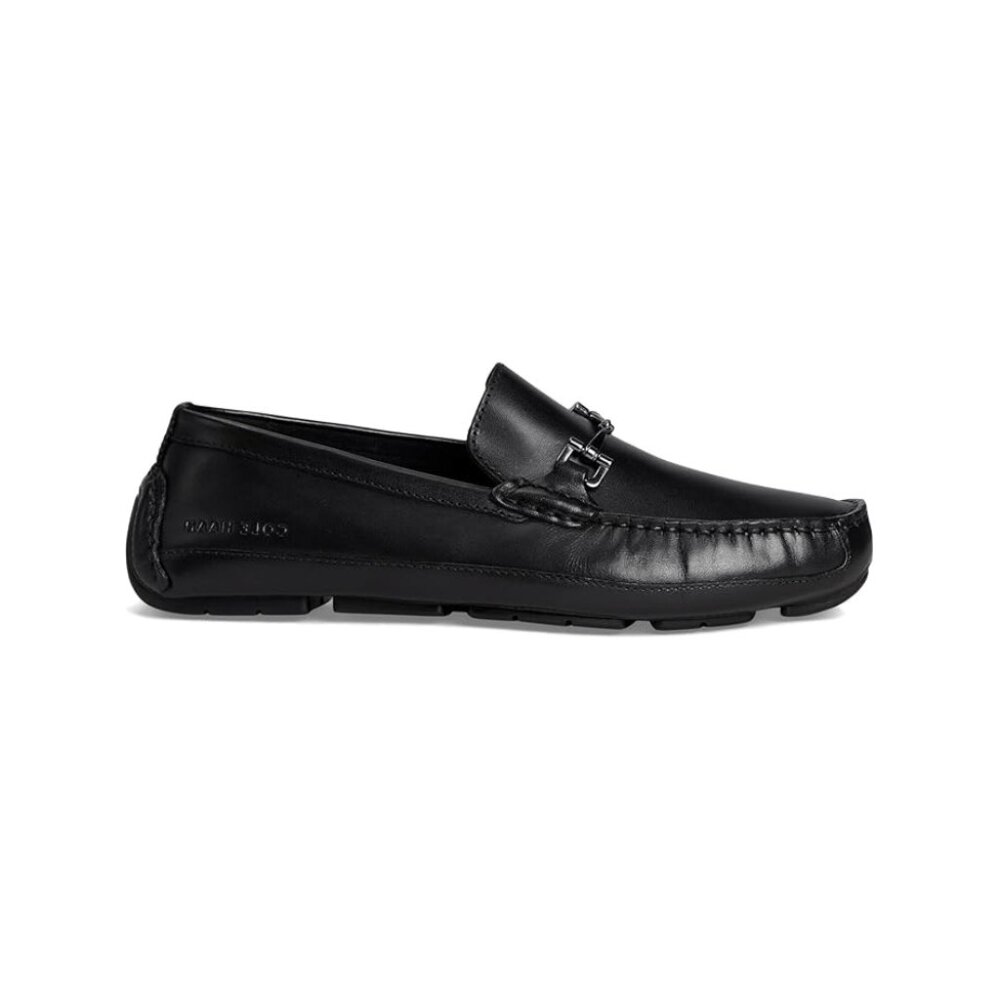 Cole Haan Men's Wyatt Bit Driver Leather Shoes - Black